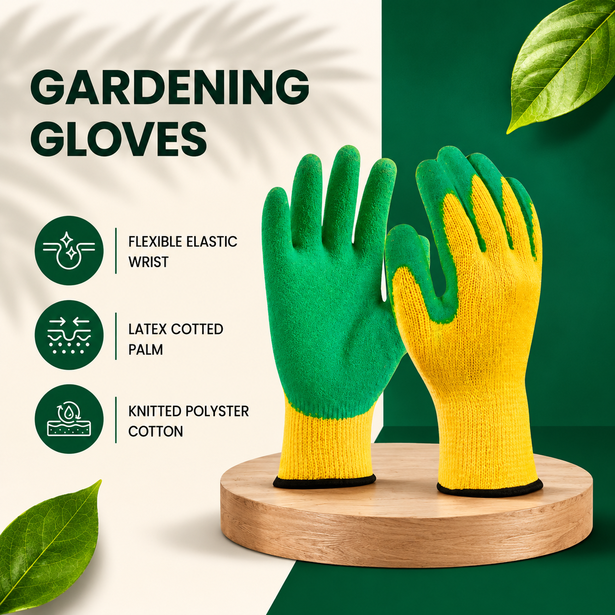Green Safety Gloves
