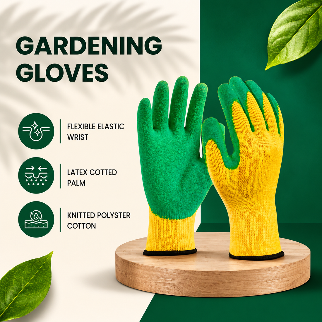 Green Safety Gloves
