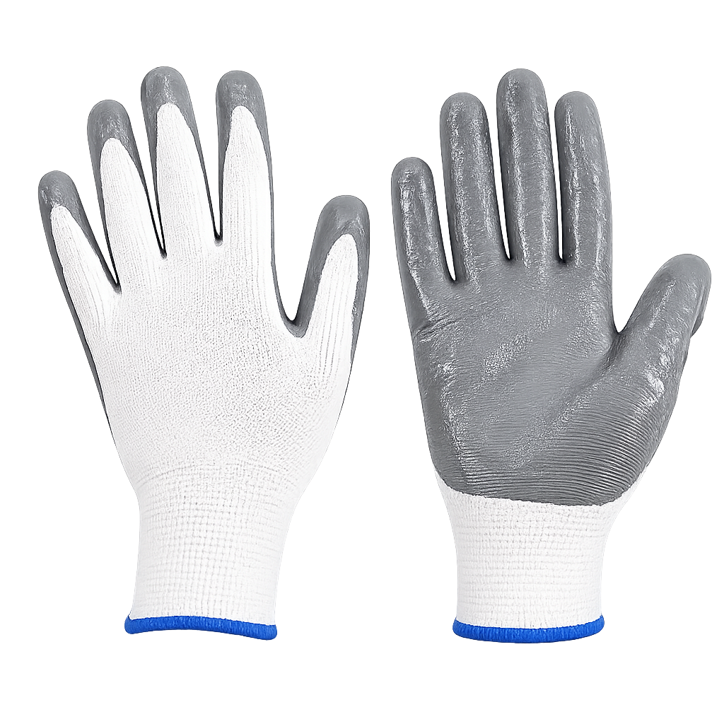 Grey Safety Gloves