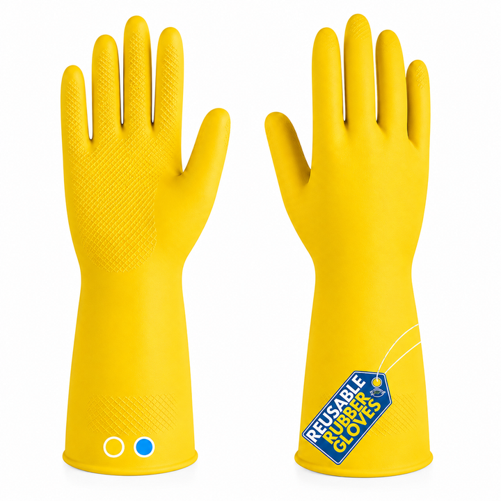 Yellow Cleaning Gloves