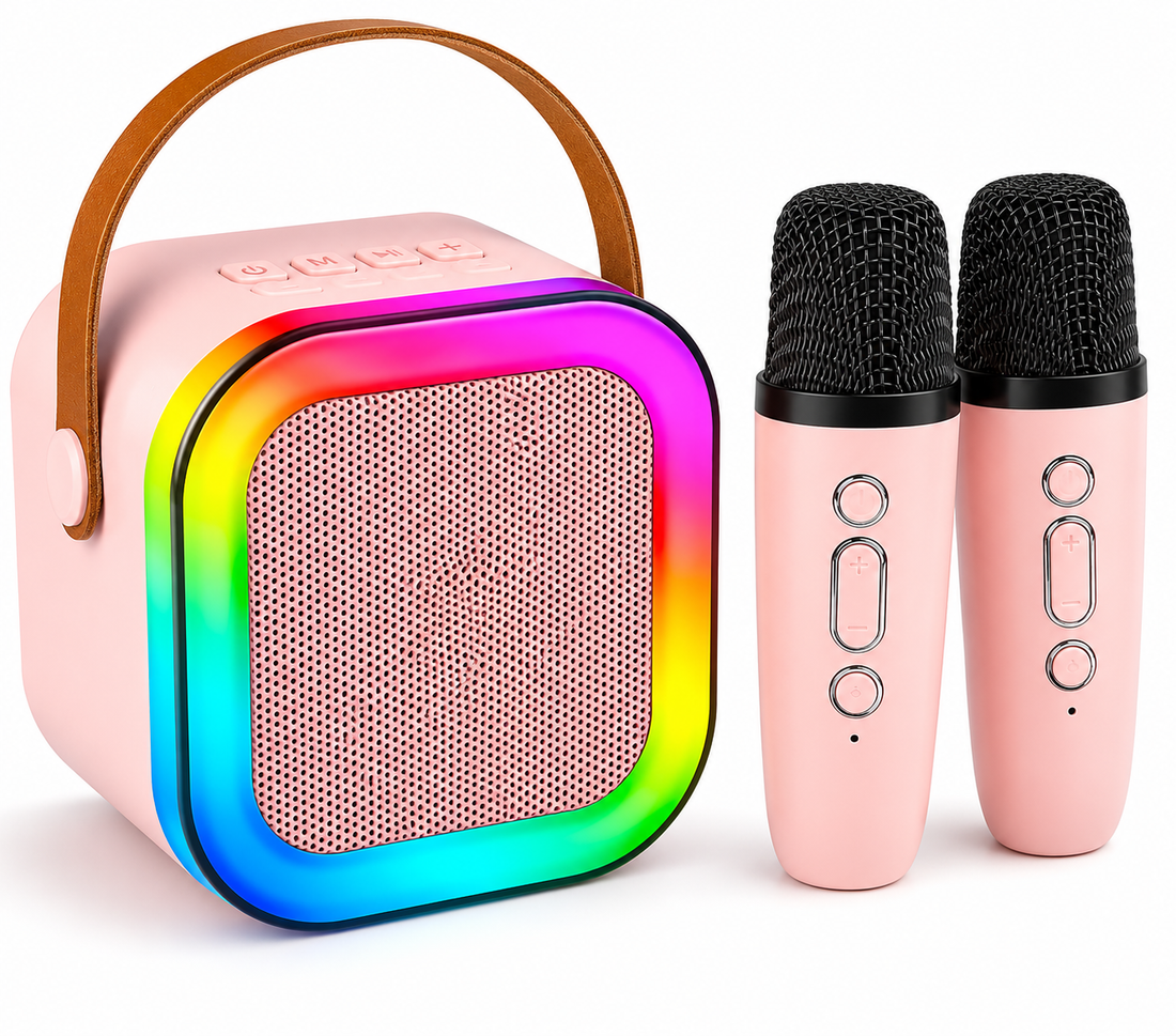 Orenta Wireless Karaoke Speaker with 2 Bluetooth Microphones