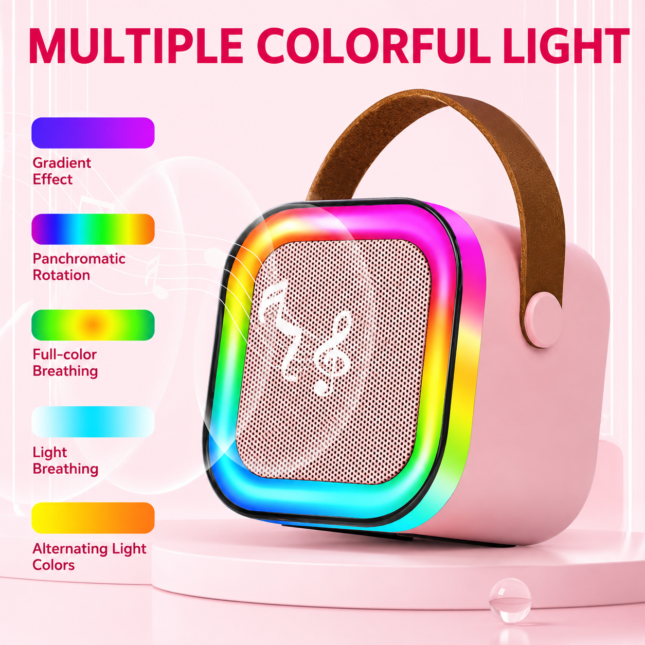 Orenta Wireless Karaoke Speaker with 2 Bluetooth Microphones