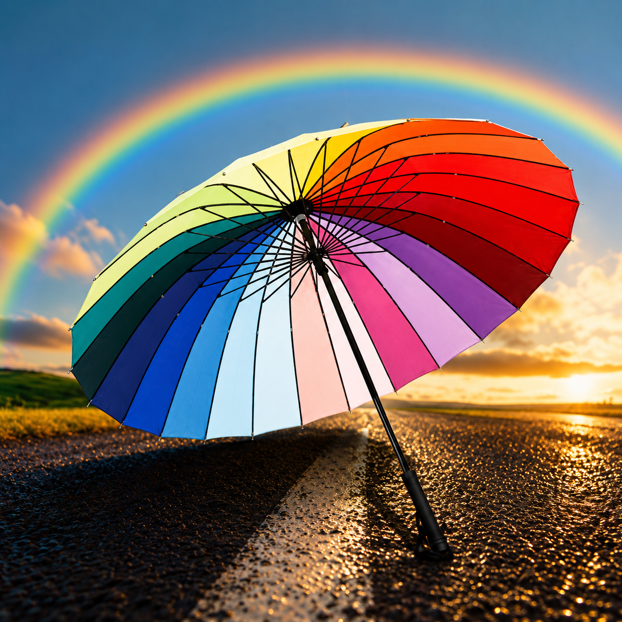Orenta Rainbow Golf Umbrella